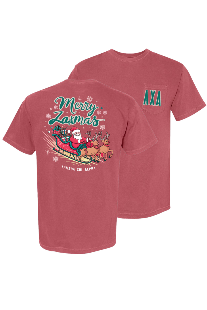 Custom Merry Zaxmas Lambda Chi Alpha