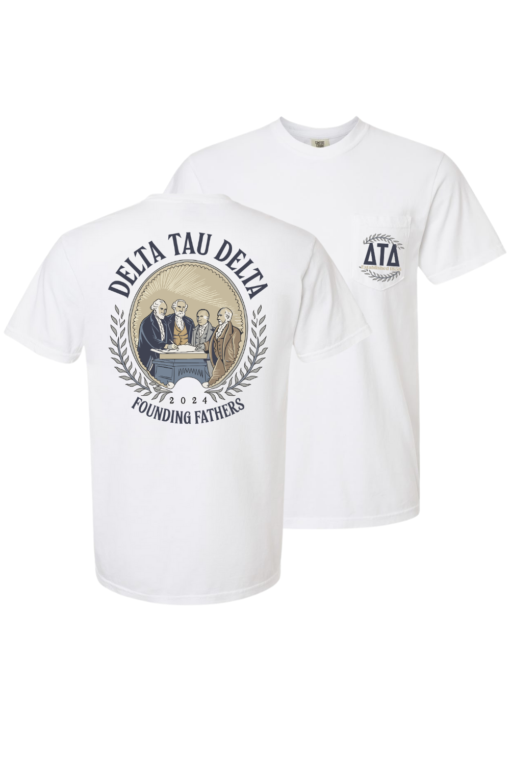 Custom Delta Tau Delta Founding Fathers