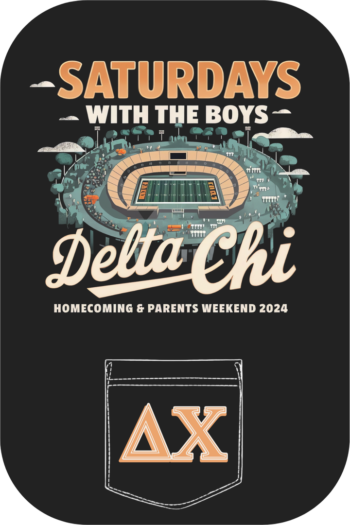 Custom Saturday With The Boys Delta Chi