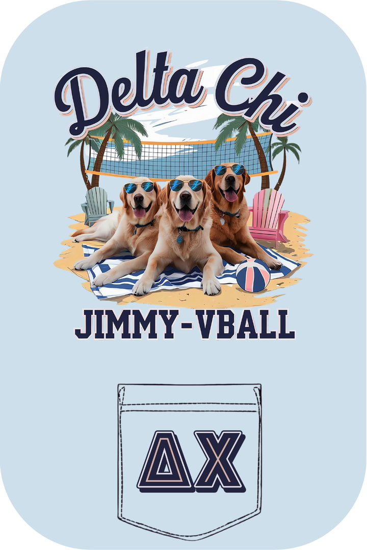 Custom Delta Chi Jimmy Vball