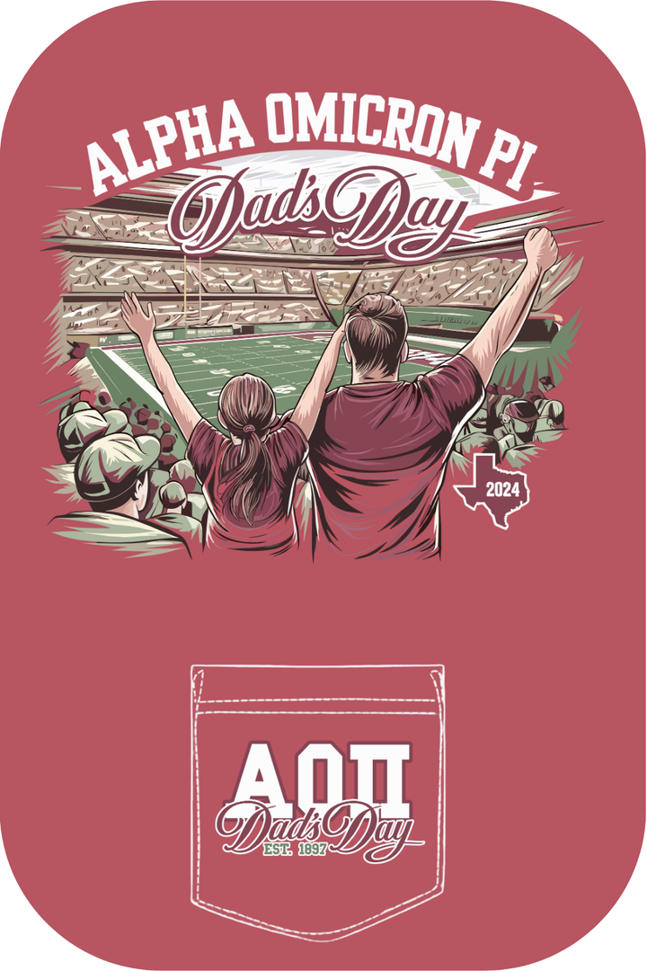 Custom Alpha Omicron Pi Dad's Day