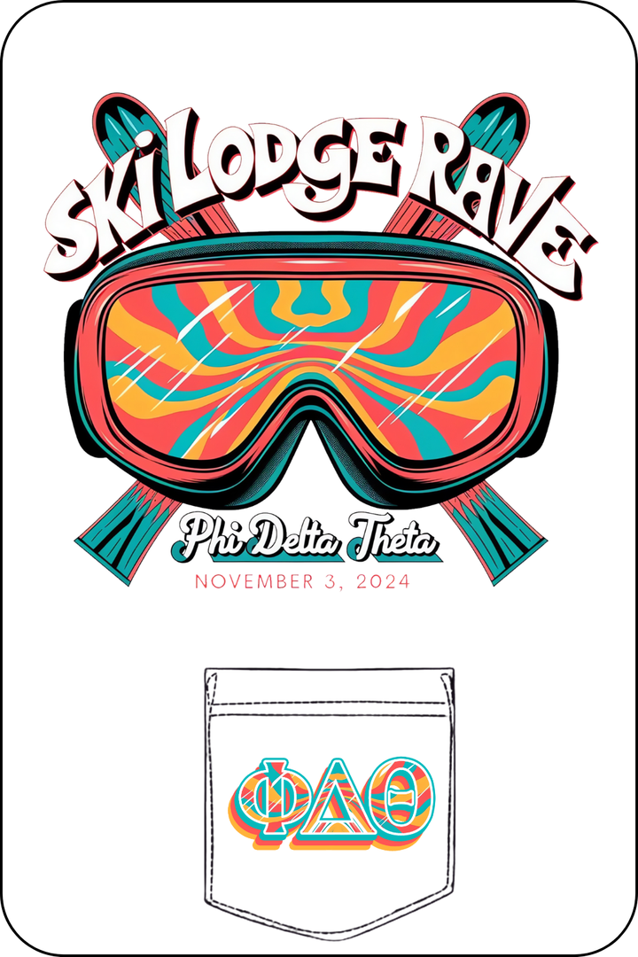 Custom Ski Lodge Rave Phi Delta Theta