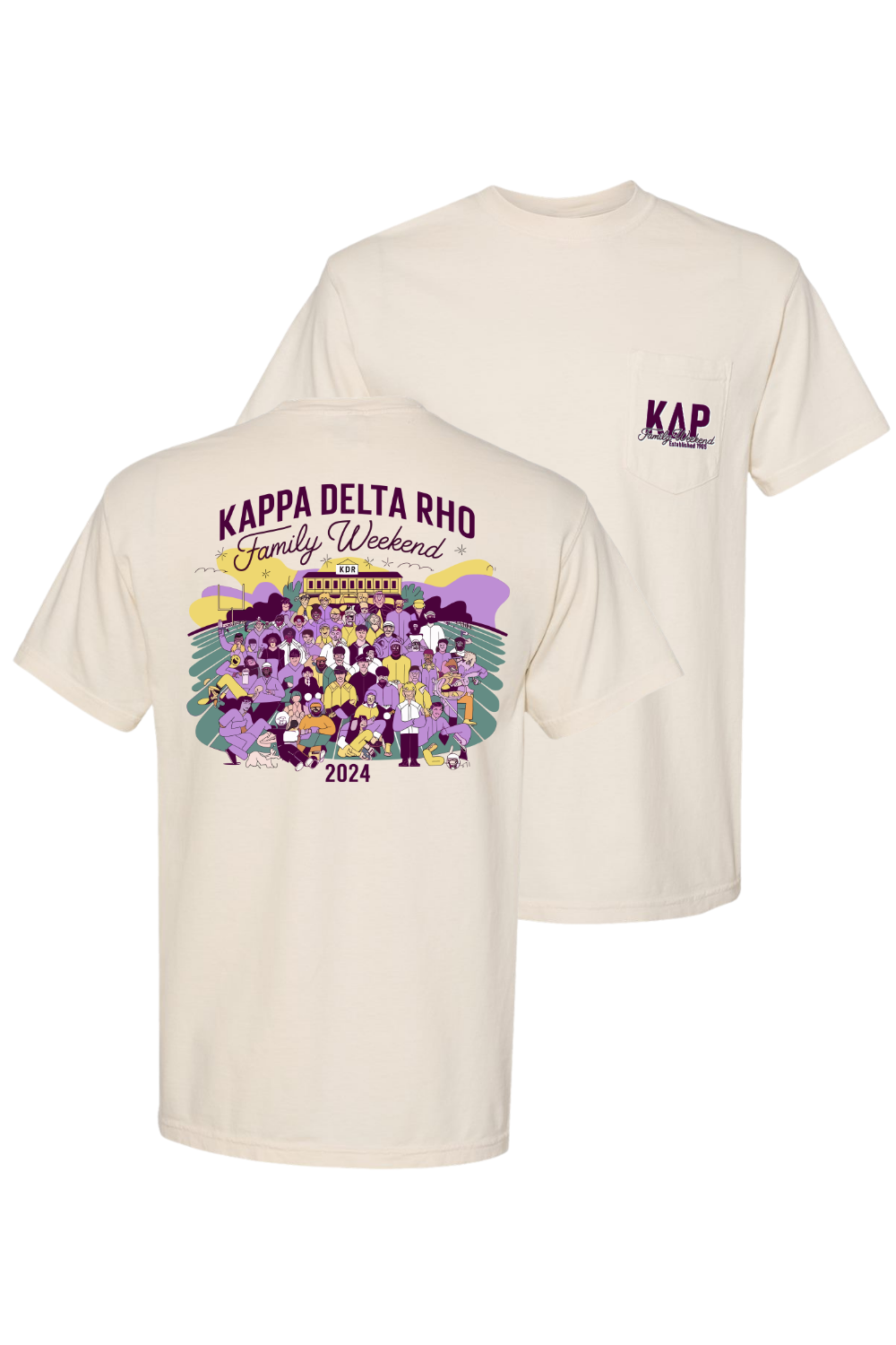 Custom Kappa Delta Rho Family Weekend