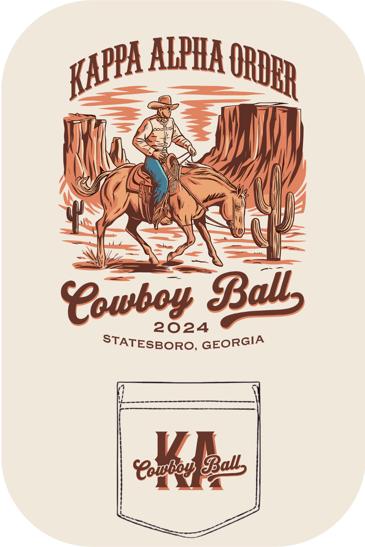 Custom Kappa Alpha Order Cowboy Ball