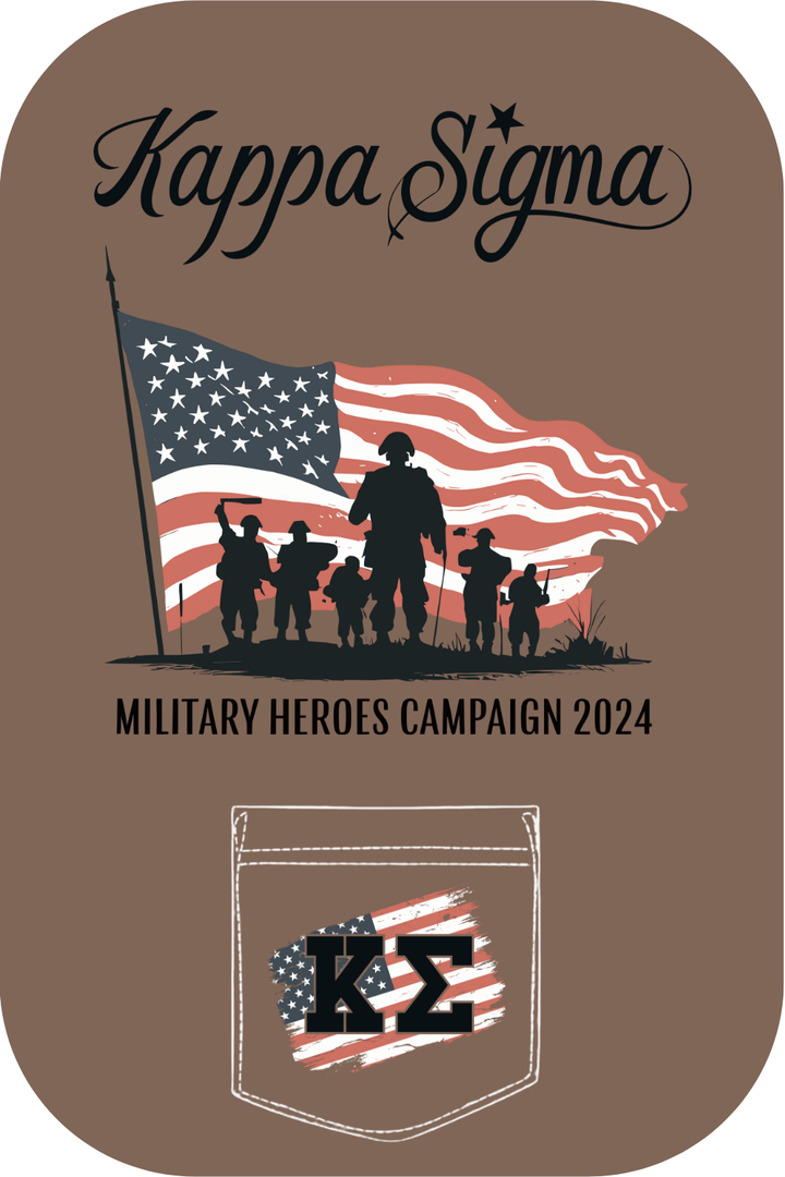 Custom Kappa Sigma Military Heroes Campaign