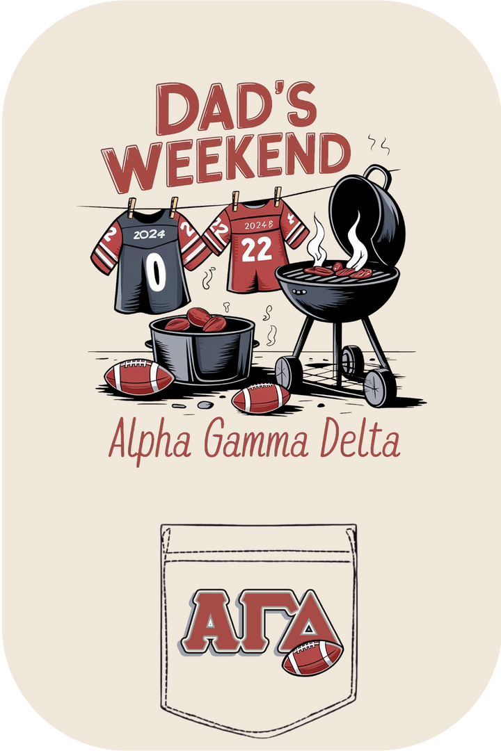 Custom Dad's Weekend Alpha Gamma Delta