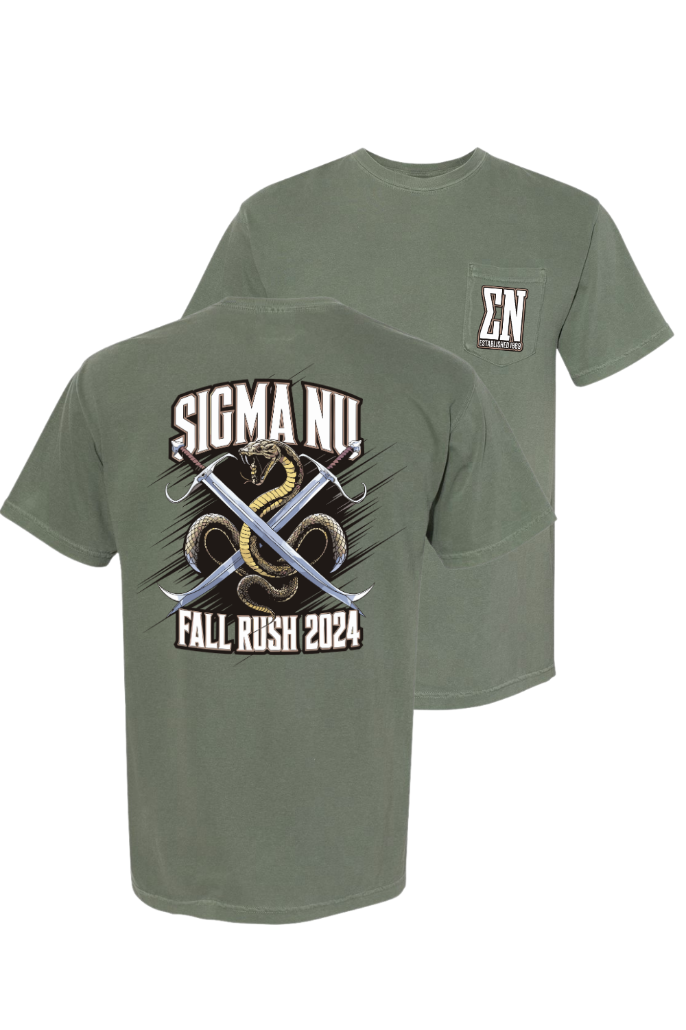 Custom Sigma Nu Fall Rush Cobra