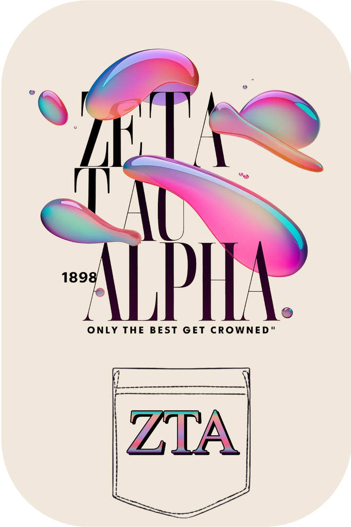 Custom Zeta Tau Alpha Only The Best Get Crowned