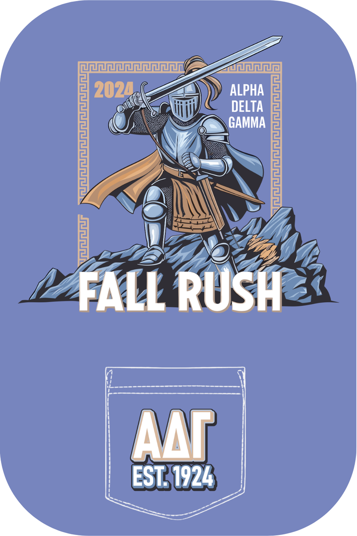 Custom Alpha Delta Gamma Fall Rush