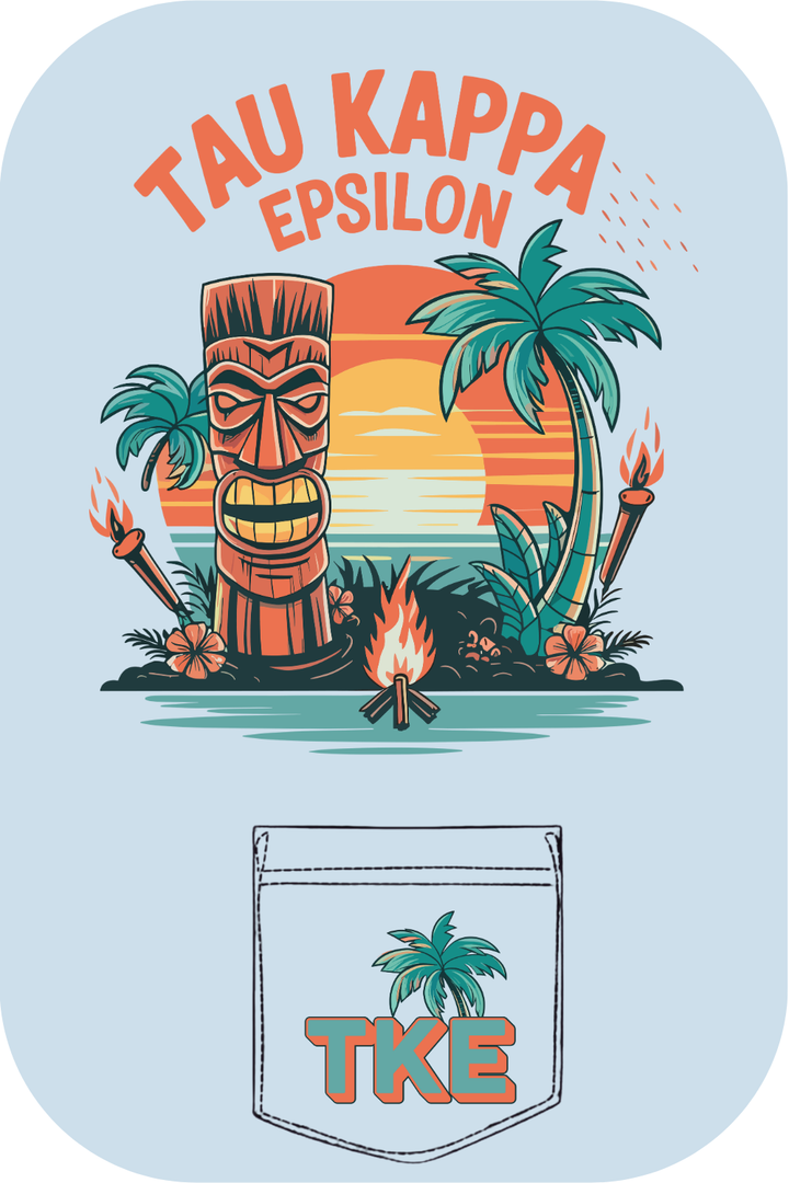 Custom Tau Kappa Epsilon Tropical Tiki