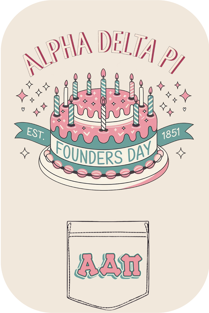 Custom Alpha Delta Pi Founders Day