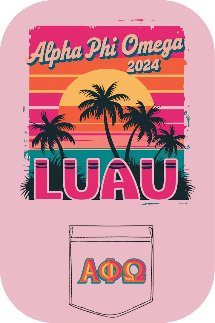 Custom Alpha Phi Omega Luau