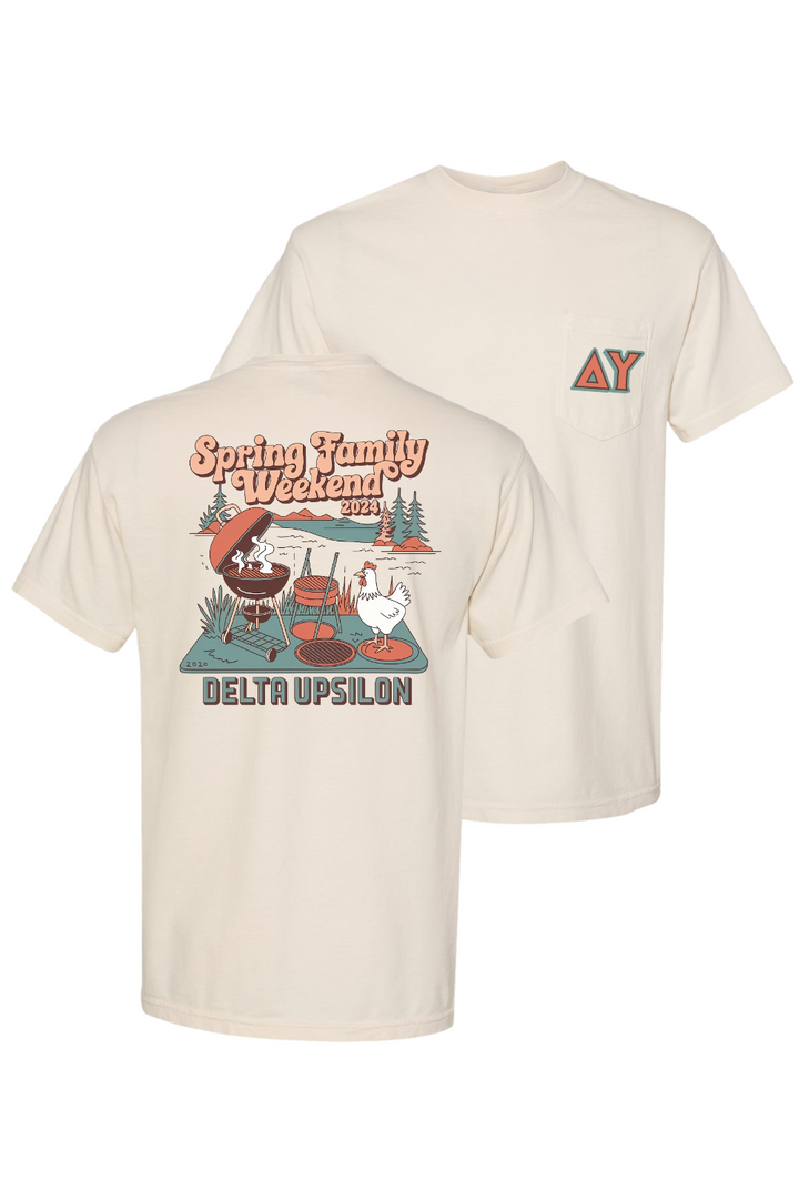 Custom Design Spring Family Weekend Delta Upsilon