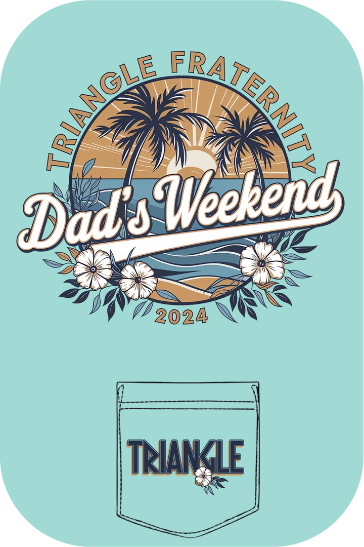 Custom Triangle Fraternity Dad's Weekend