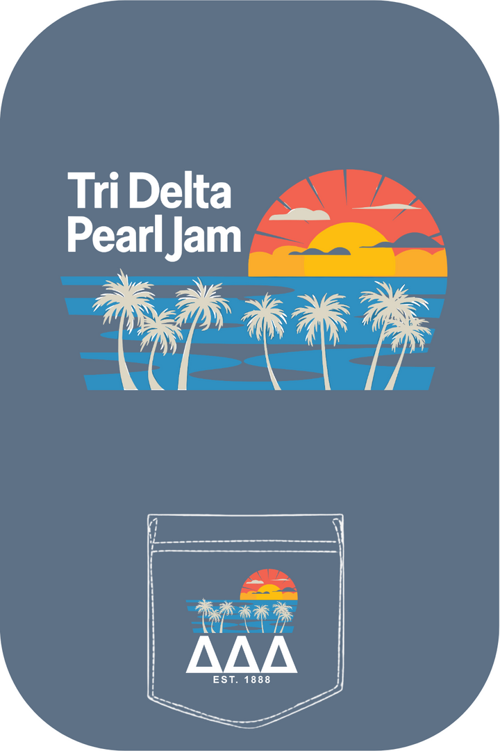 Custom Tri Delta Pearl Jam