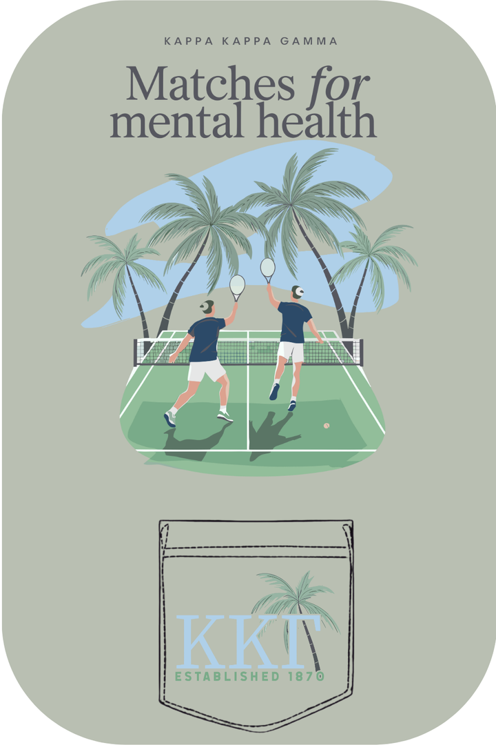 Custom Matches For Mental Health Kappa Kappa Gamma