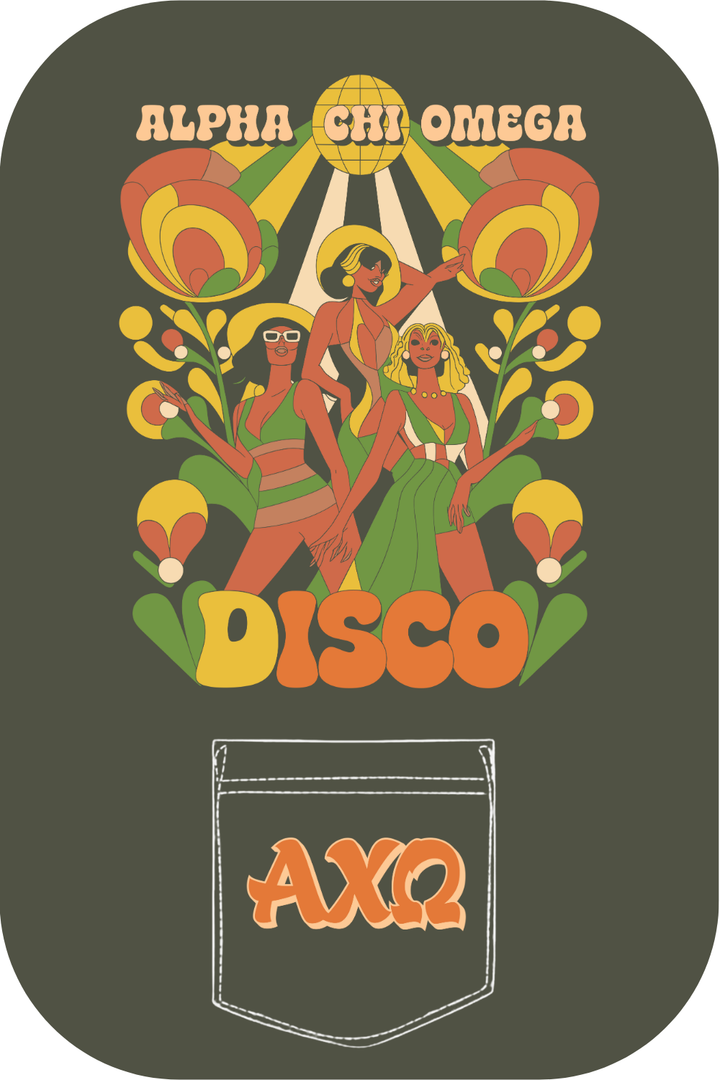 Custom Alpha Chi Omega Disco