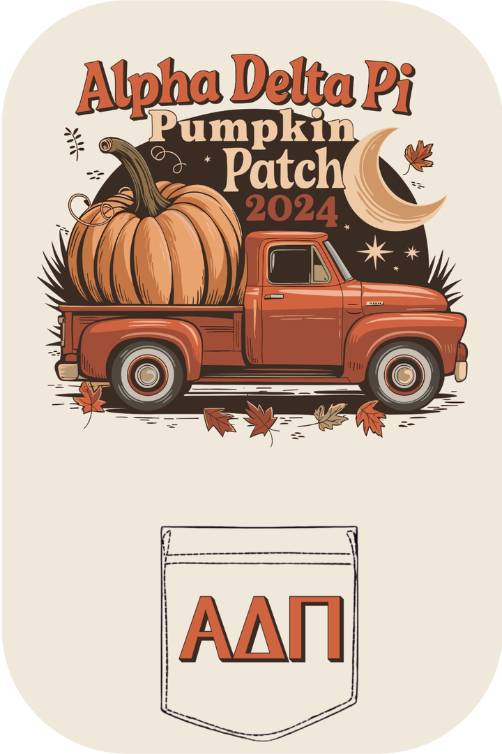 Custom Alpha Delta Pi Pumpkin Patch