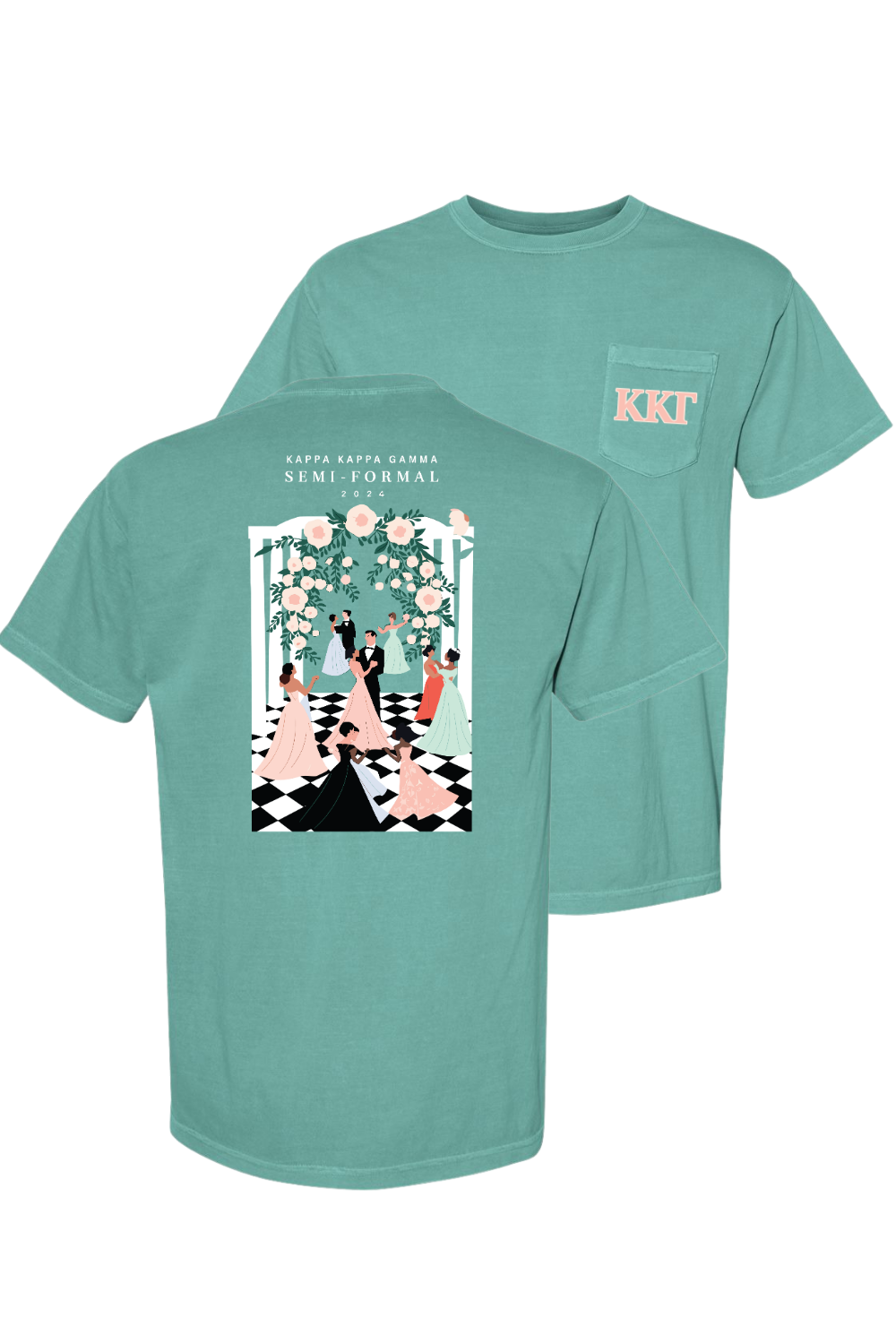 Custom Kappa Kappa Gamma Semi Formal