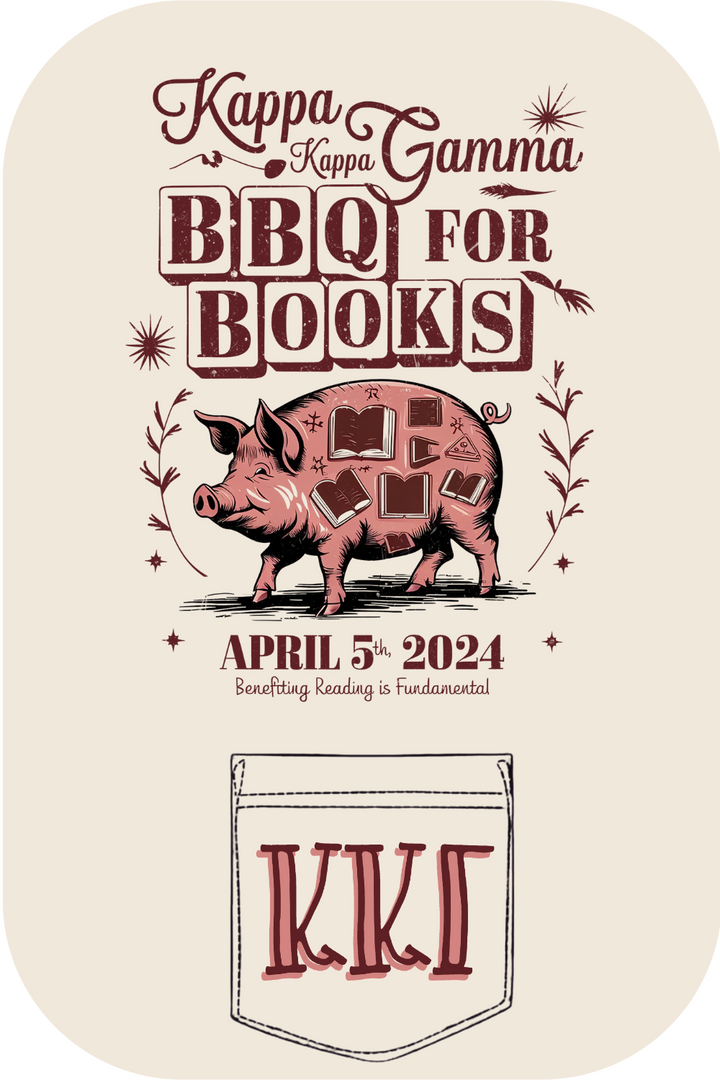 Custom Kappa Kappa Gamma BBQ For Books