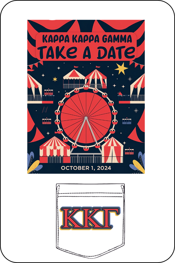 Custom Kappa Kappa Gamma Take A Date