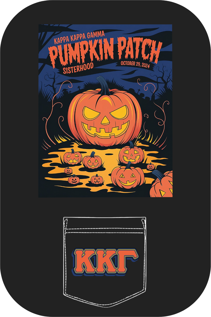 Custom Kappa Kappa Gamma Pumpkin Patch