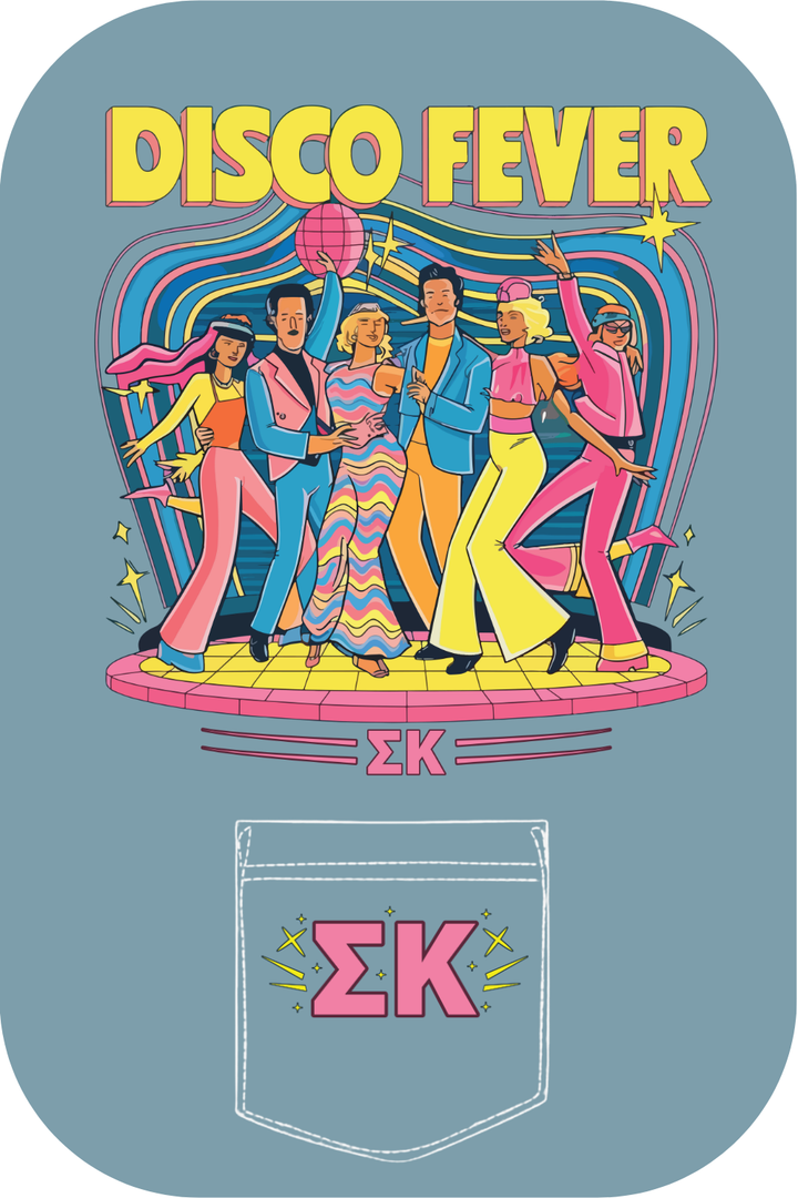 Custom Disco Fever Sigma Kappa