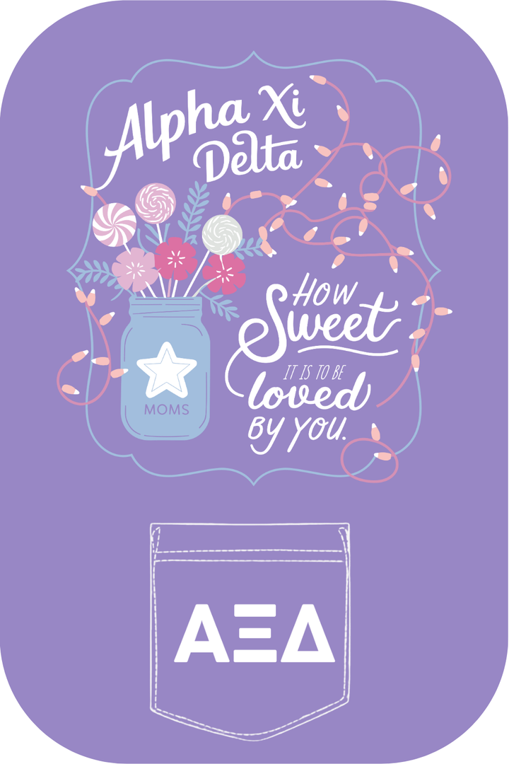 Custom Alpha Xi Delta How Sweet It To Be Loved By You