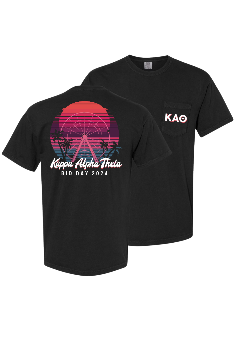 Custom Kappa Alpha Theta Bid Day