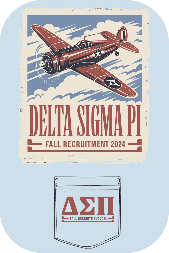 Custom Delta Sigma Pi fall Recruitment