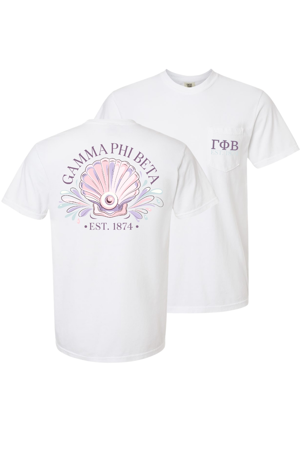 Custom Gamma Phi Beta Sea Shell