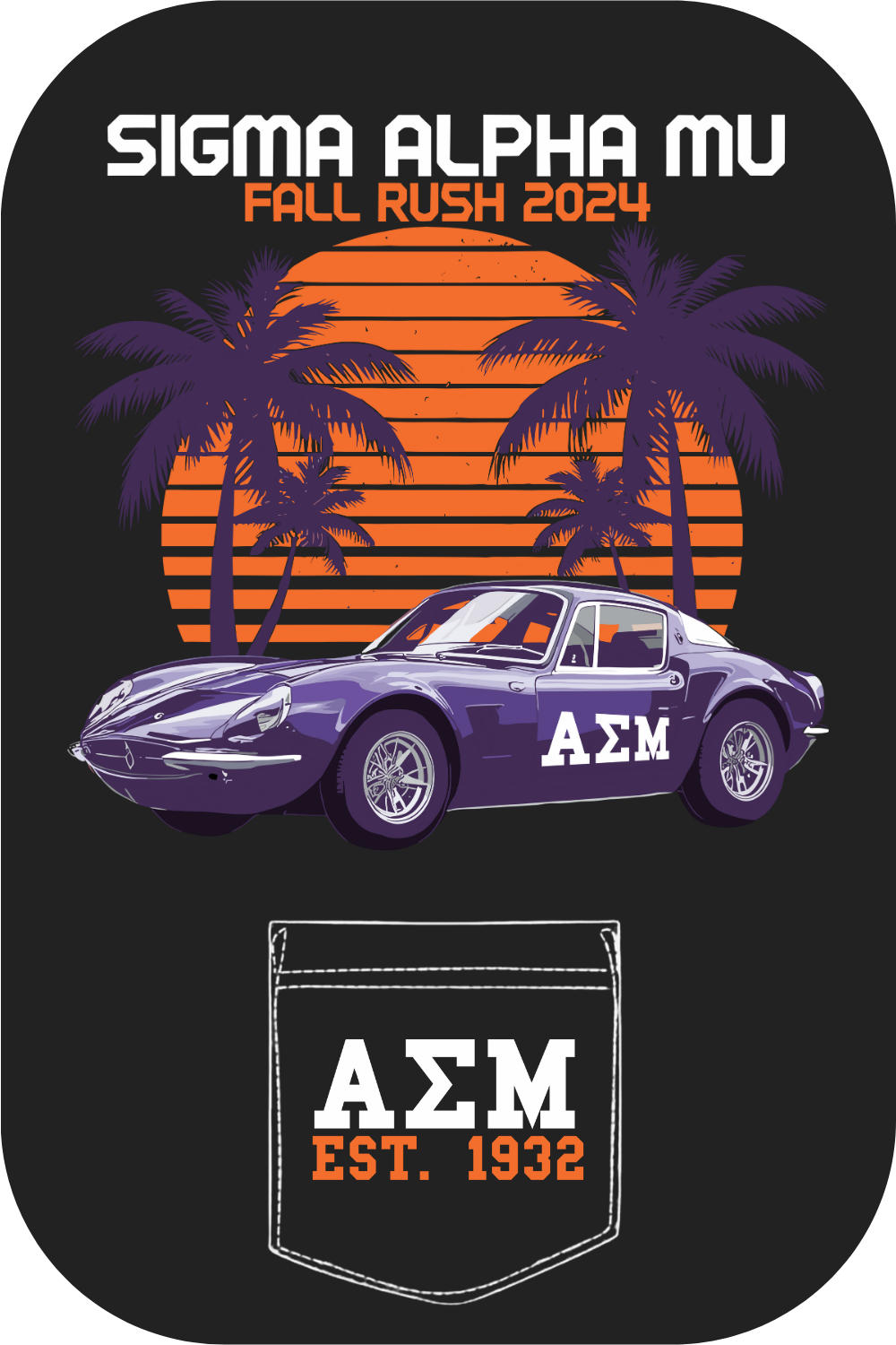 Custom Sigma Alpha Mu Fall Rush – Kite and Crest