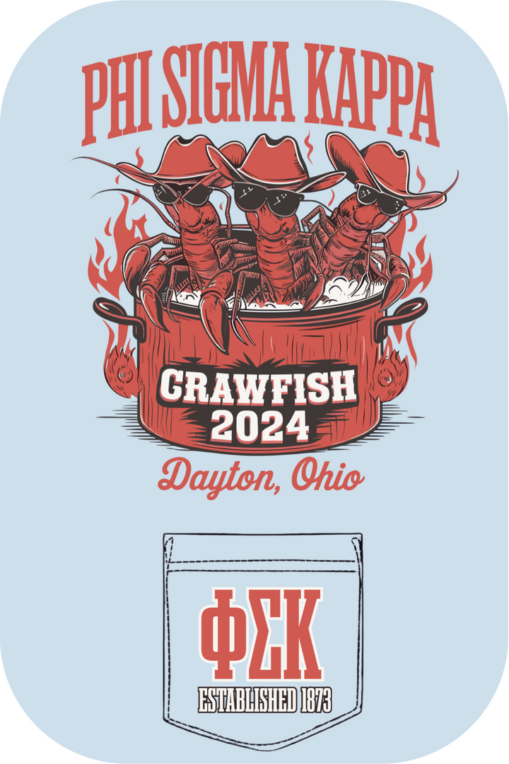Custom Phi Sigma Kappa Crawfish