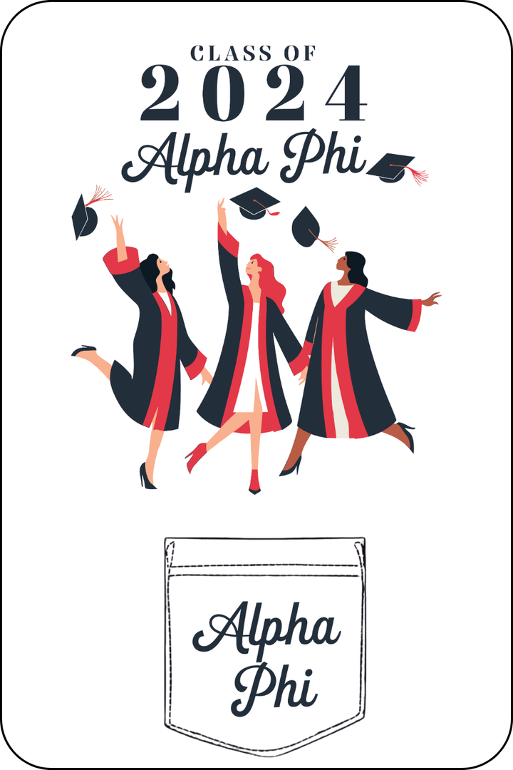 Custom Alpha Phi Graduation