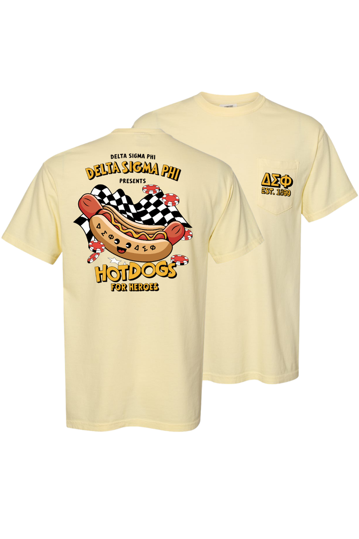 Custom Delta Sigma Phi Hotdogs For Heroes