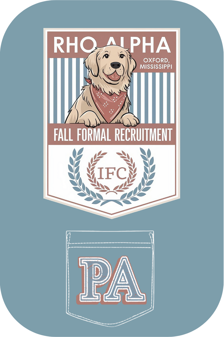 Custom Rho Alpha Fall Formal Recruitment