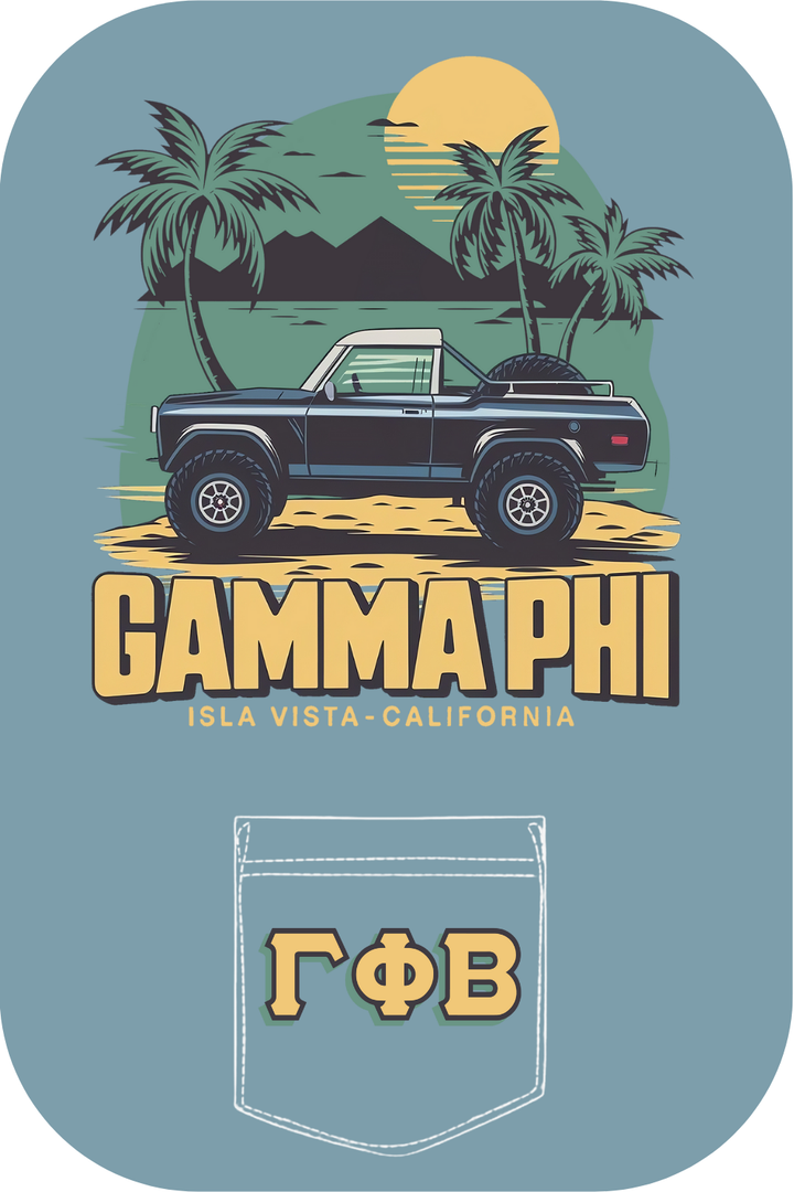 Custom Gamma Phi Isla Vista