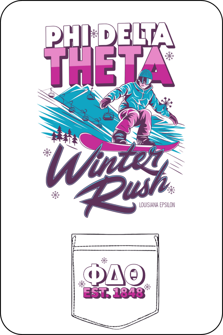 Custom Phi Delta Theta Winter Rush