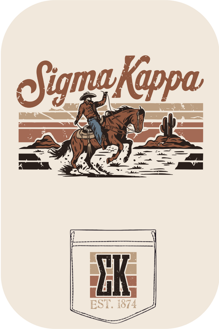 Custom Sigma Kappa Horse Back Riding