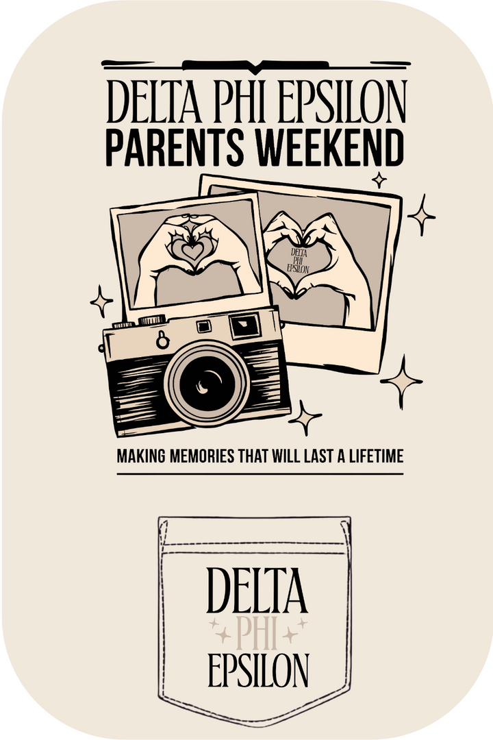 Custom Delta Phi Epsilon Parent's Weekend
