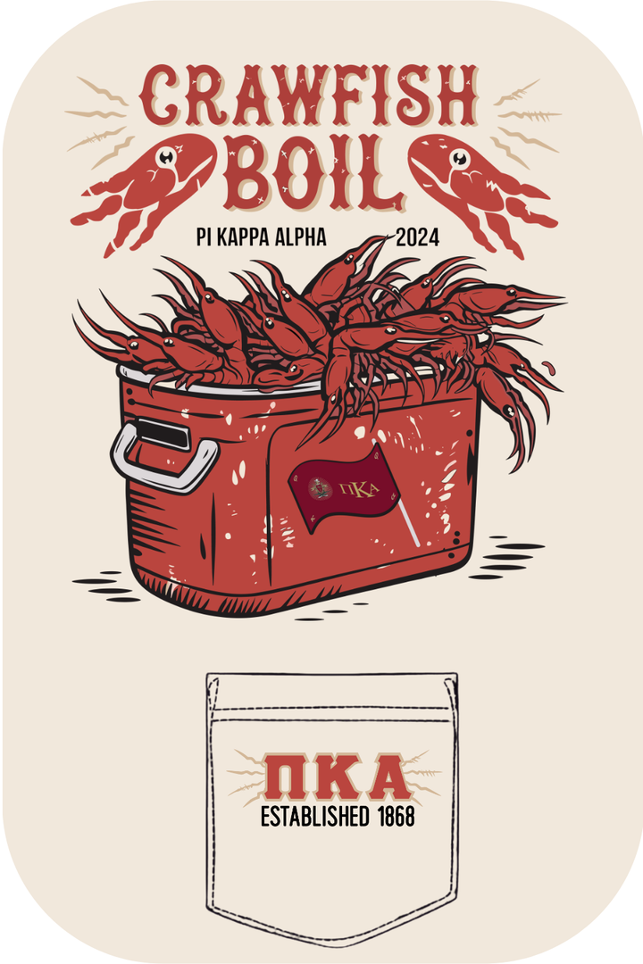 Custom Crawfish Boil Pi Kappa Alpha