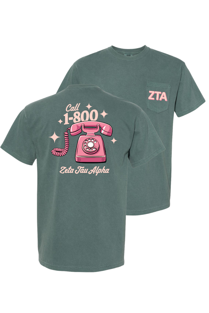 Custom Call 1-800 Zeta Tau Alpha