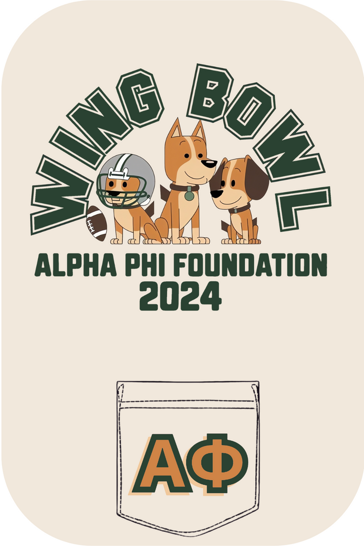 Custom Wing Bowl Alpha Phi Foundation