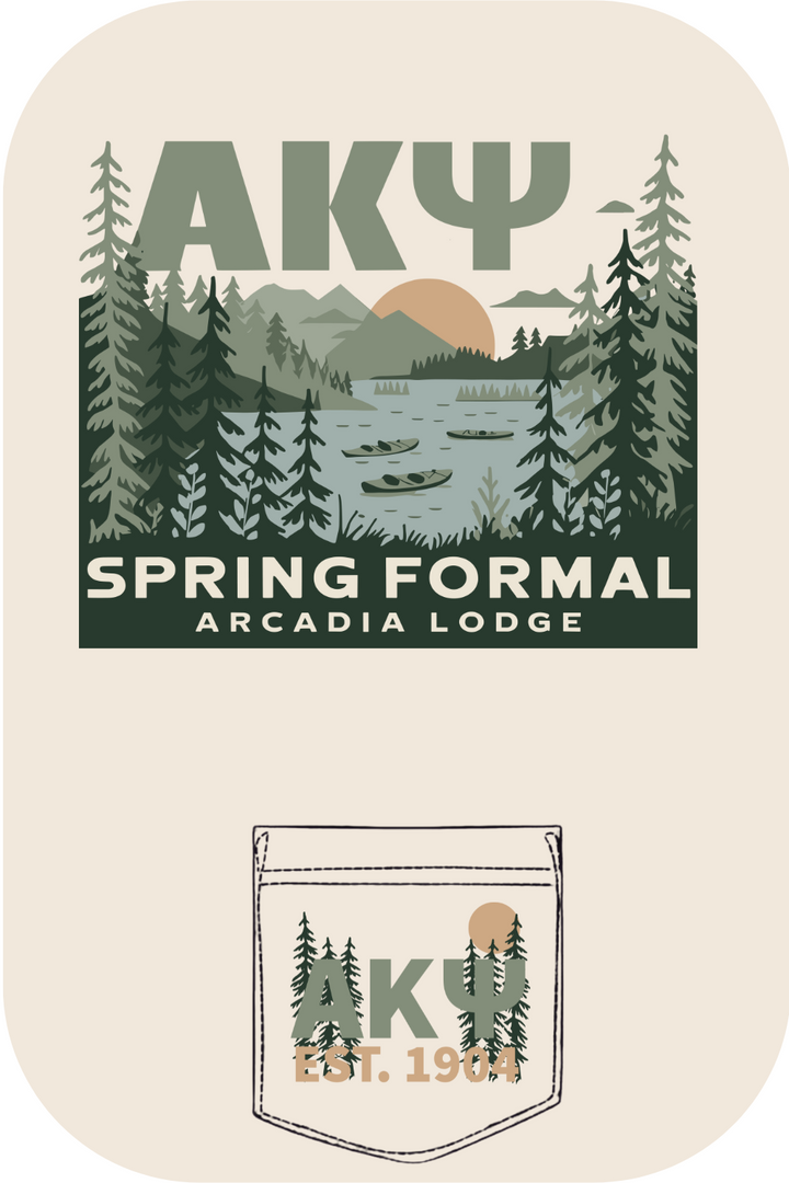 Custom Alpha Kappa Psi Spring Formal