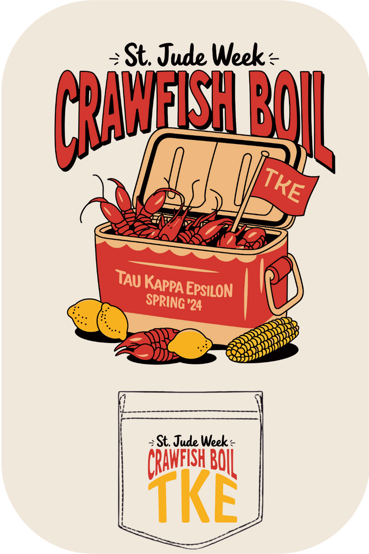 Custom St. Jude Week Crawfish Boil Tau Kappa Epsilon