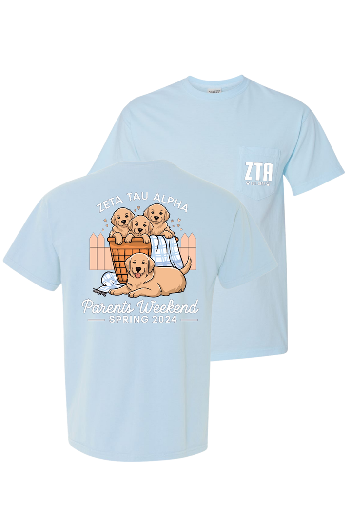 Custom Zeta Tau Alpha Parents Weekend Spring
