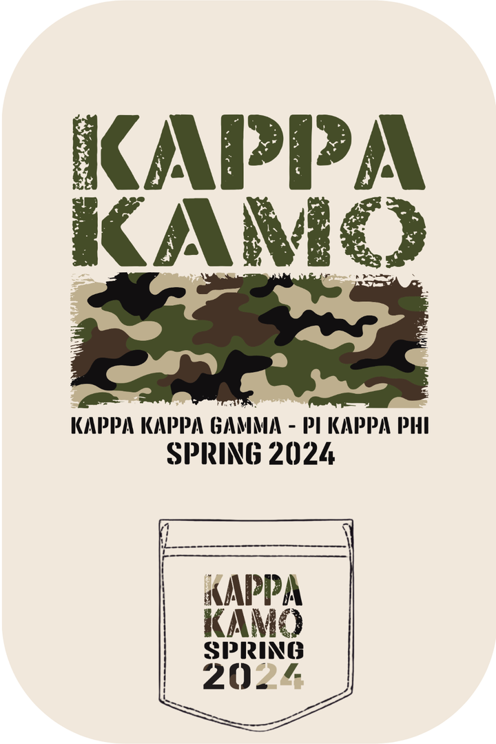 Custom Kappa Kappa Gamma Pi Kappa Phi Kamo Spring