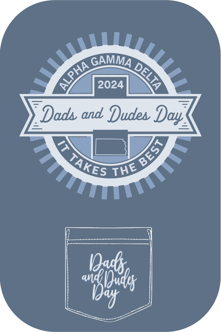 Custom Alpha Gamma Delta Dad's Dudes Day