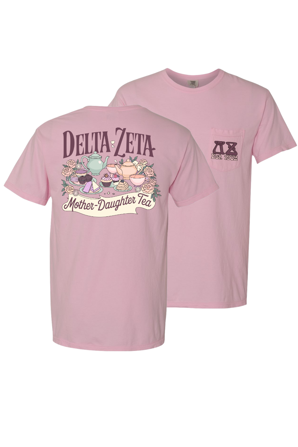 Custom Delta Zeta Mother Daughter Tea