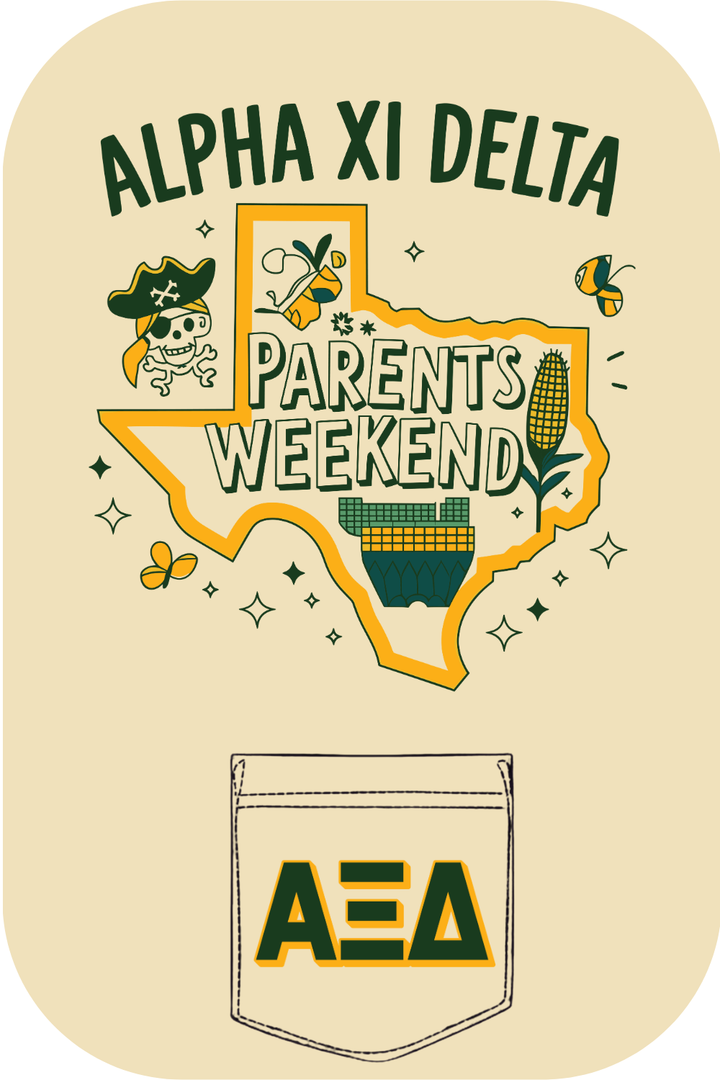 Custom Alpha Xi Delta Parents Weekend